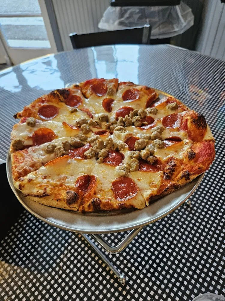 Pepperoni and Sausage Pizza